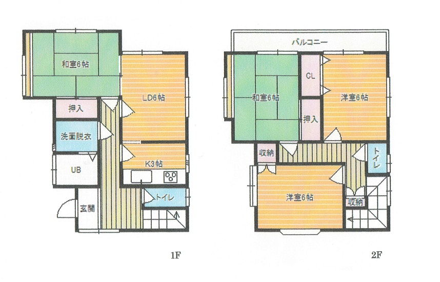 川口市芝下2丁目　間取り図